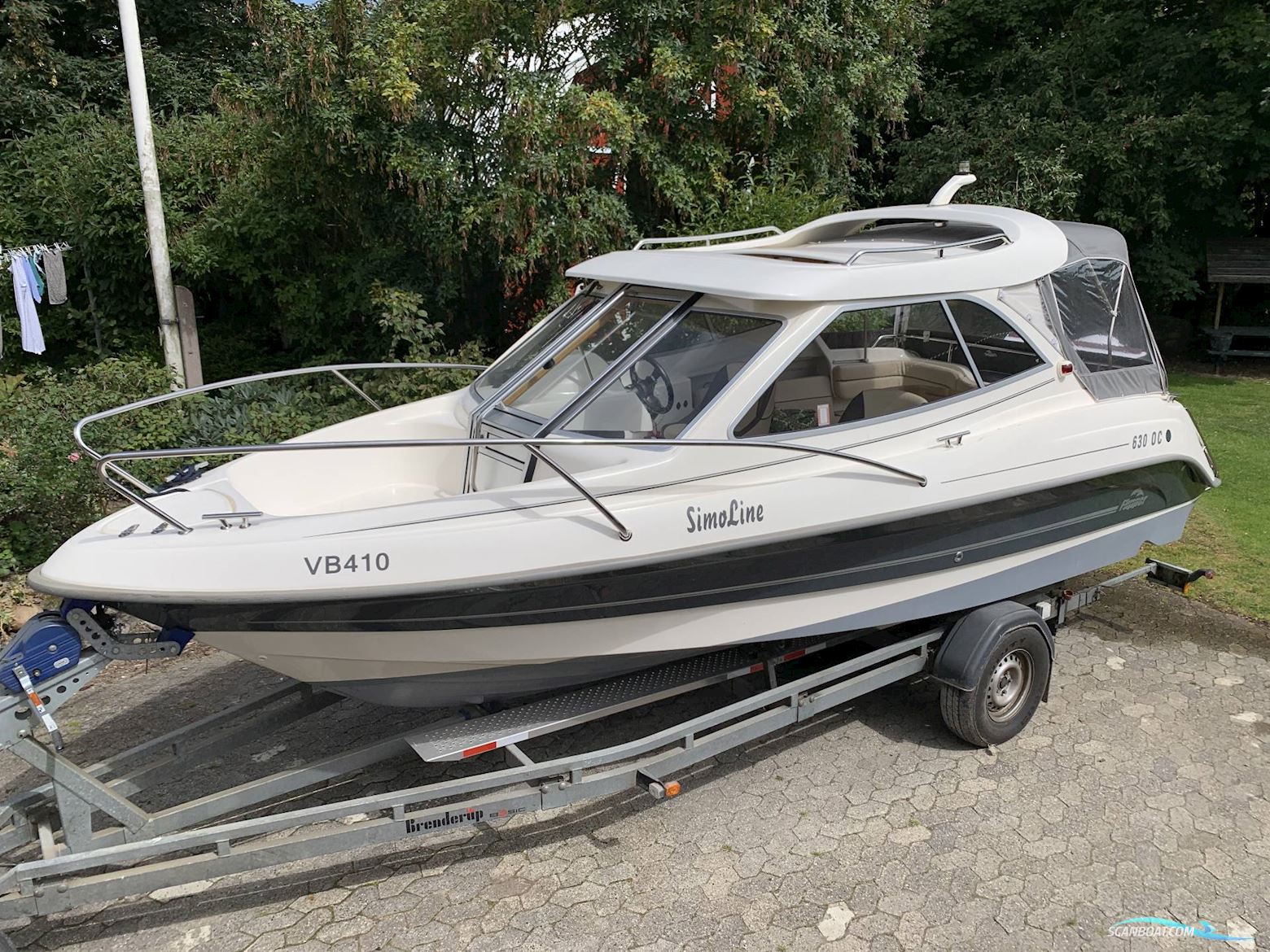 Flipper 630 OC m/ F115 Selva Motorboot 2011, mit Selva motor, Dänemark