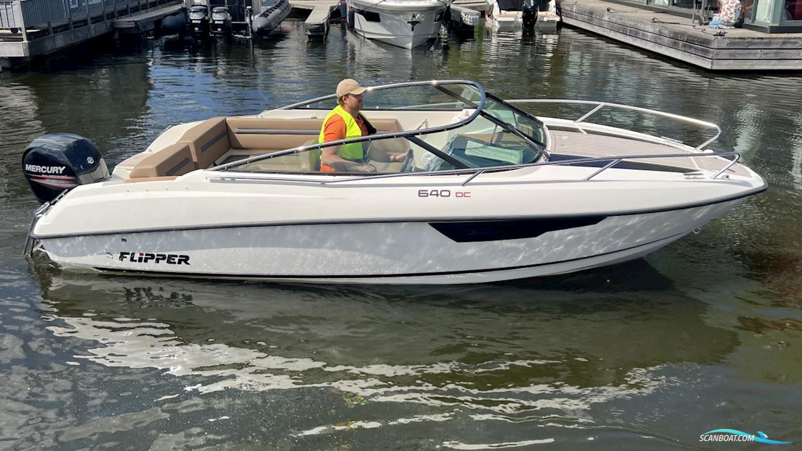 Flipper 640 DC Motorboot 2015, mit Mercury motor, Sweden