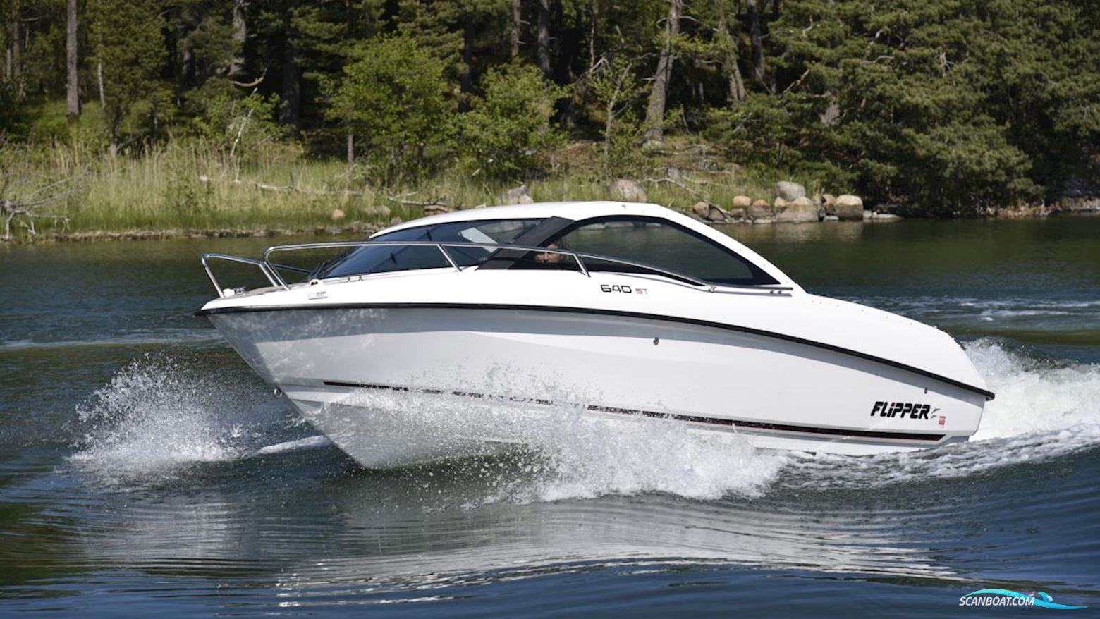 Flipper 640 ST Motorboot 2015, mit  Mercury motor, Sweden