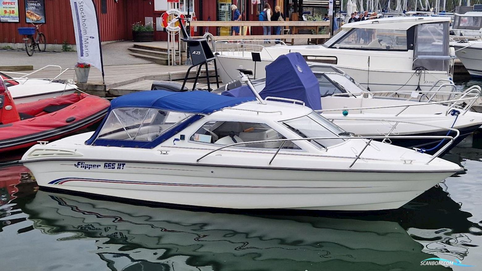 Flipper 666 HT Motorboot 1999, mit Mercruiser motor, Sweden