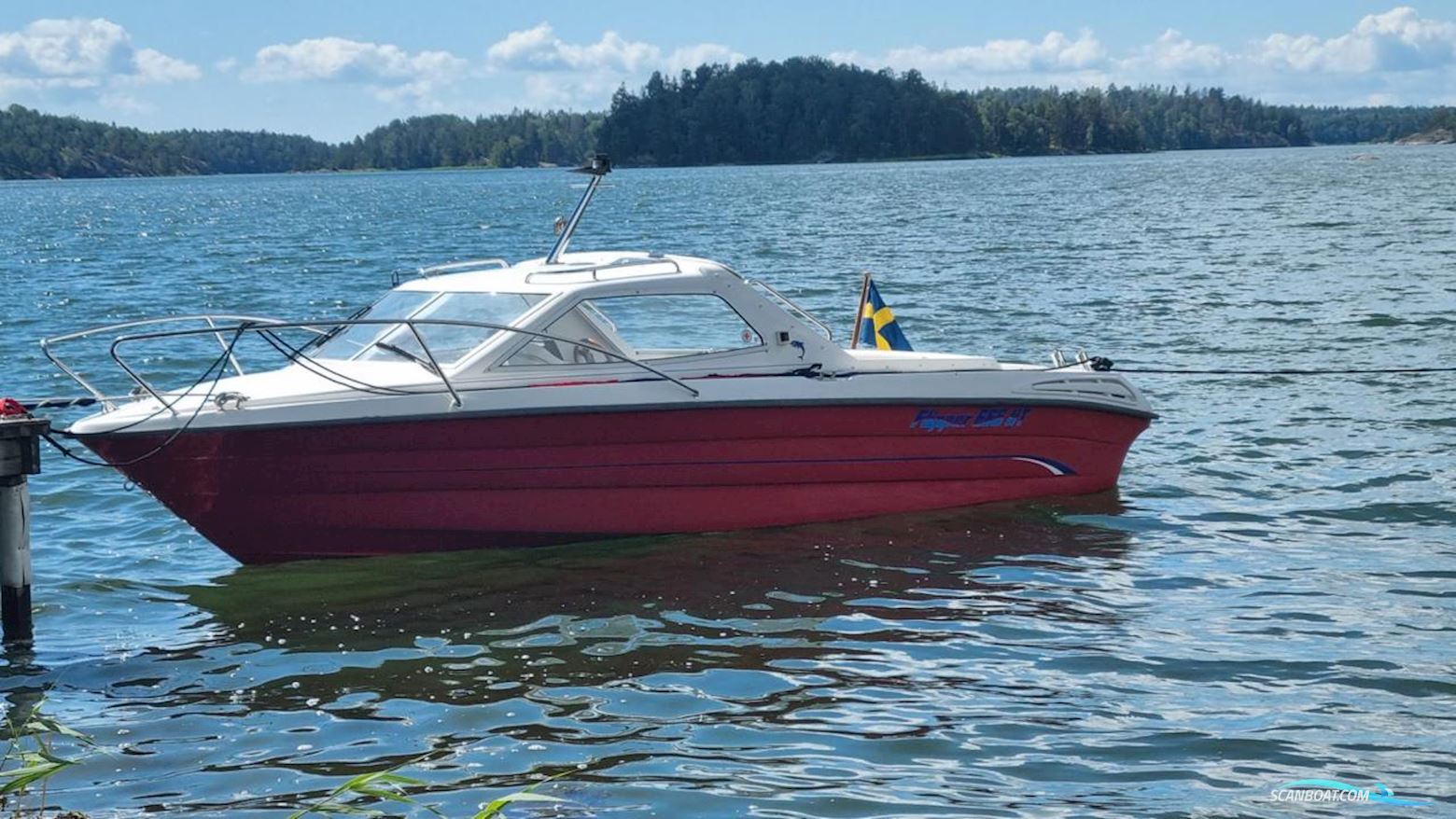 Flipper 666 HT Motorboot 1997, mit Mercruiser motor, Sweden