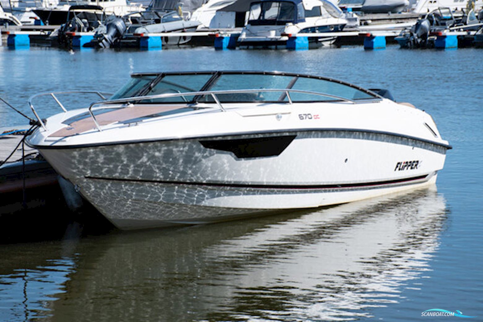 Flipper 670 DC med Mercury 225 hk Verado Motorboot 2015, mit Mercury motor, Dänemark