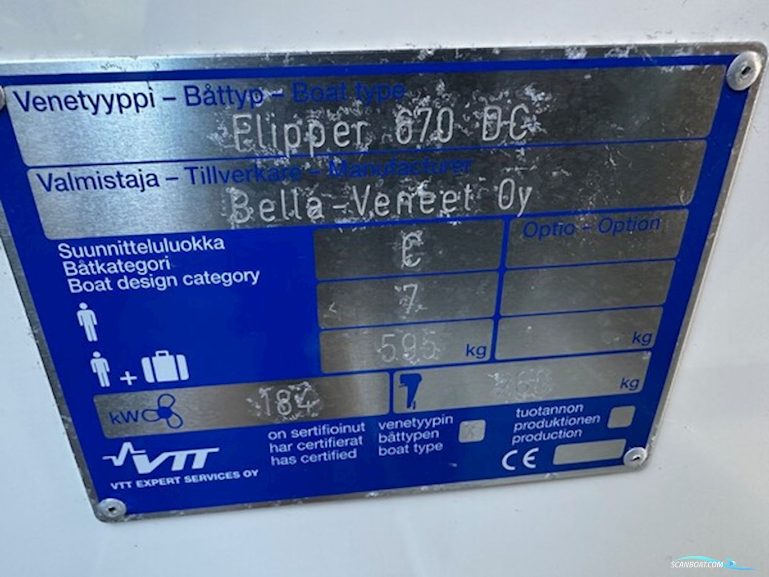 Flipper 670 DC med Mercury 225 hk Verado