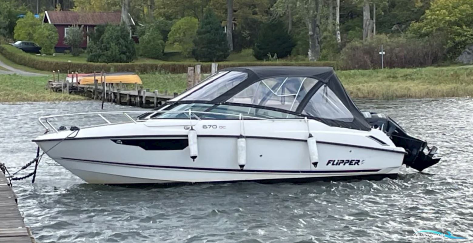 Flipper 670 DC Motorboot 2013, mit Mercury motor, Sweden