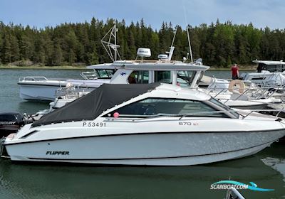 Flipper 670 ST Motorboot 2017, mit Mercury motor, Sweden
