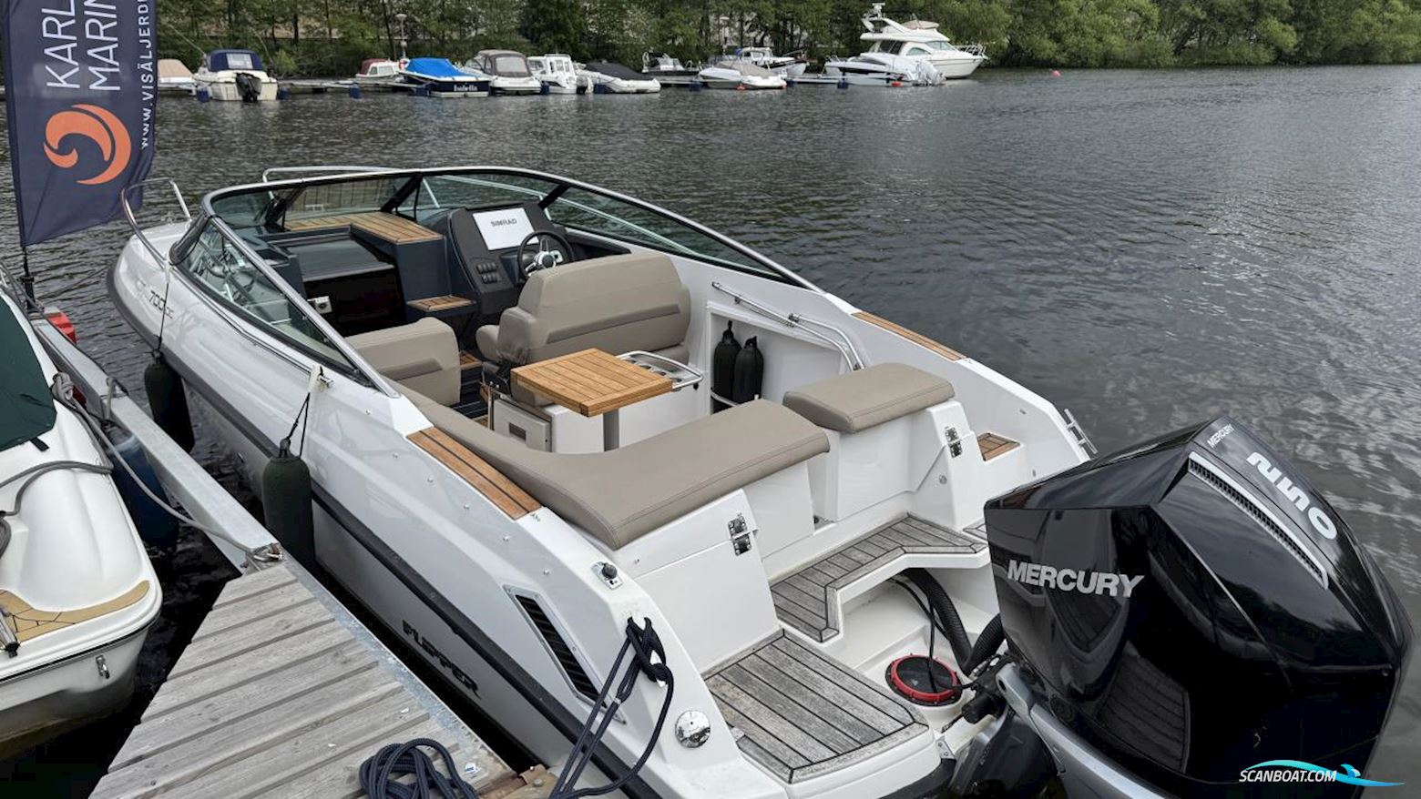 Flipper 700 DC Motorboot 2021, mit Mercury motor, Sweden