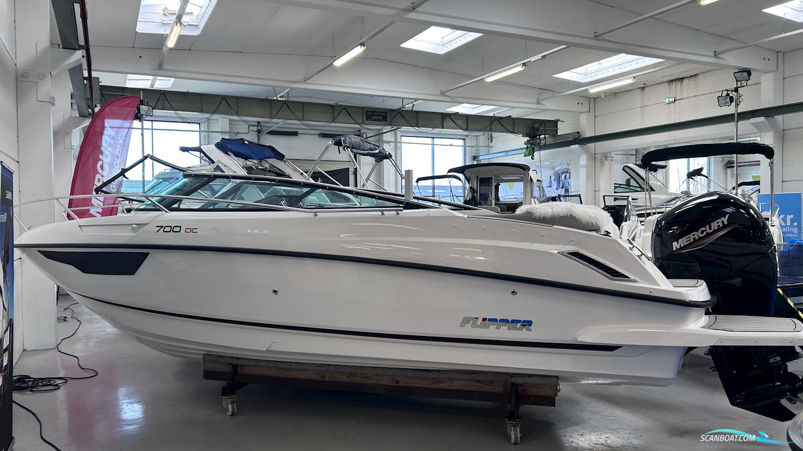 Flipper 700 DC Motorboot 2026, mit Mercury motor, Dänemark