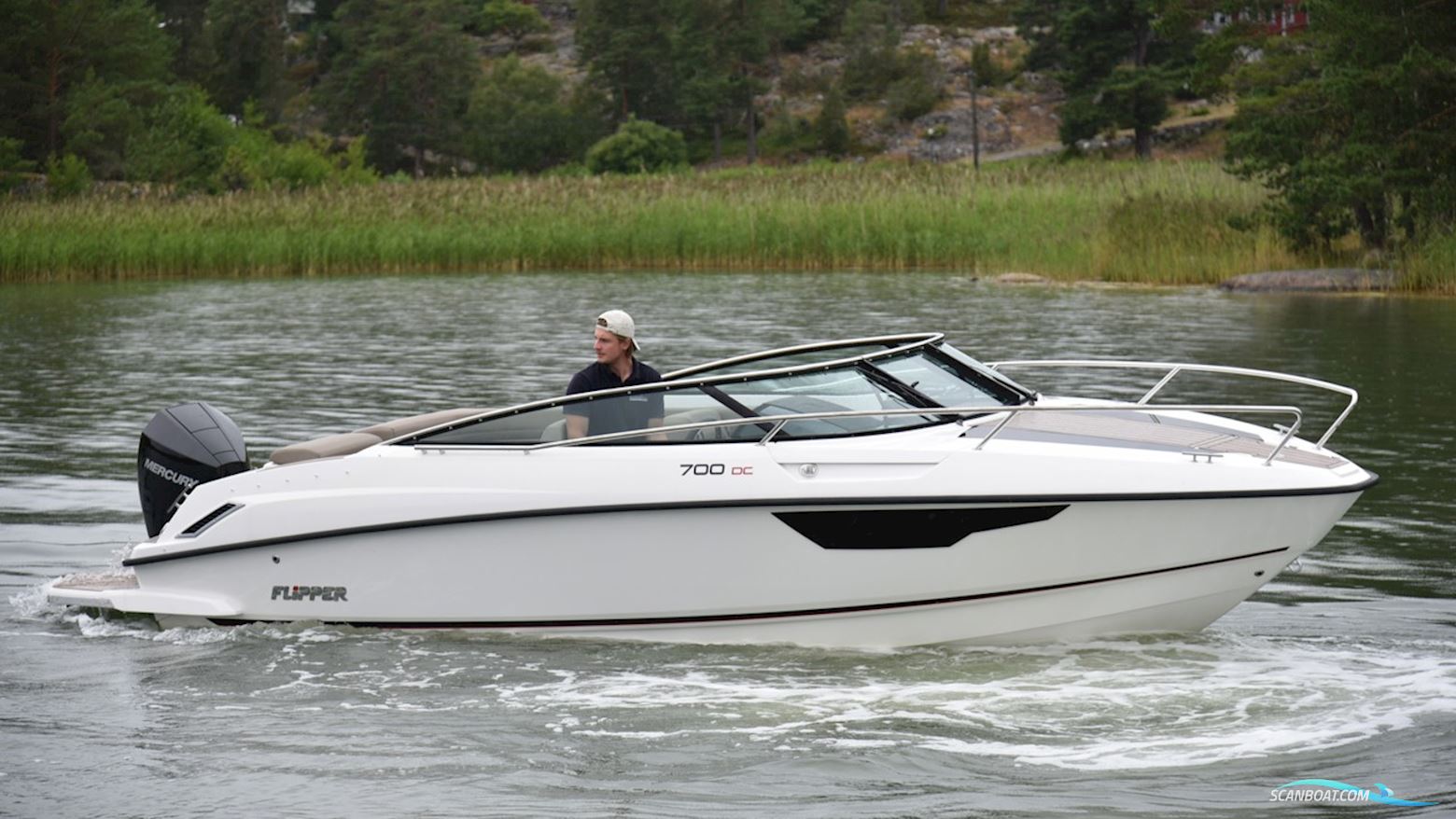 Flipper 700 DC Motorboot 2020, mit Mercury motor, Sweden