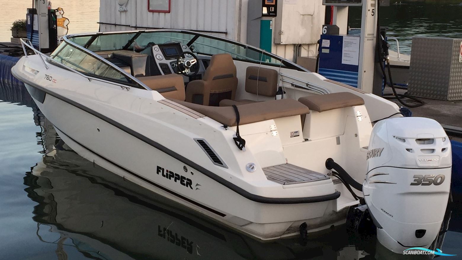 Flipper 760 DC Motorboot 2014, mit Mercury motor, Sweden