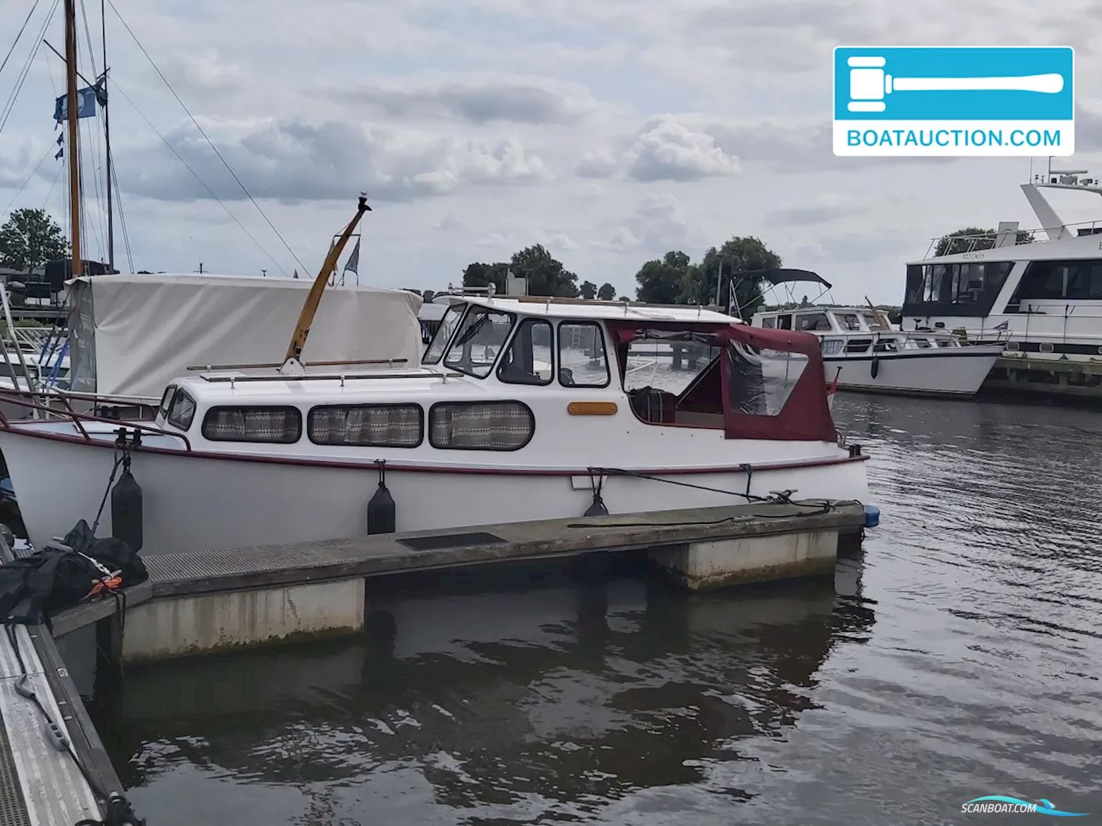 Folkertkruiser 800 Motorboot 1986, mit Peugeot motor, Niederlande