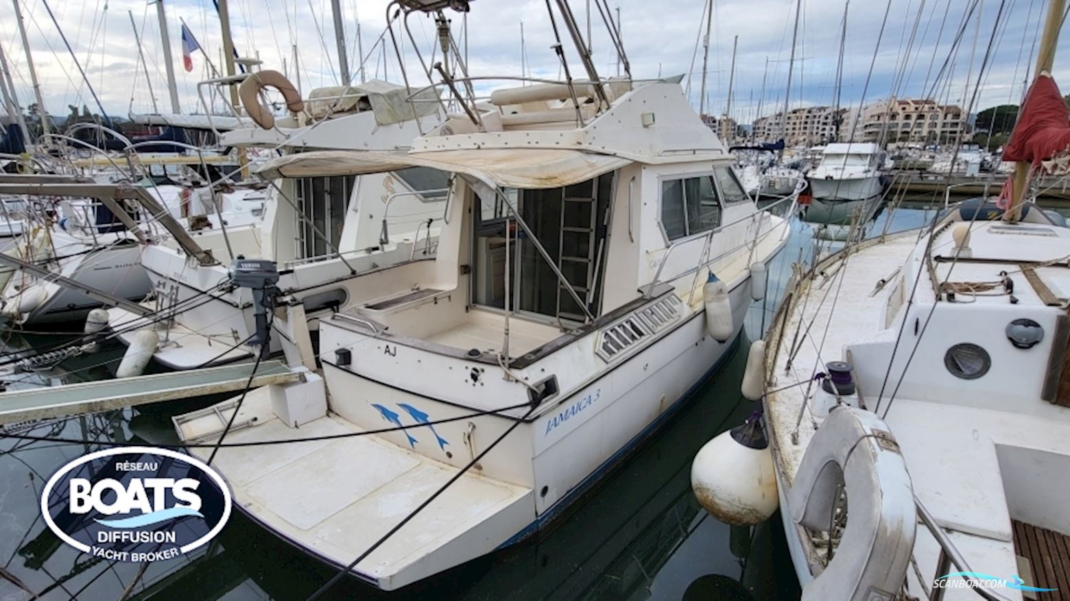 Gib Sea Jamaica 30 Fly Motorboot 1990, mit Volvo motor, Frankreich