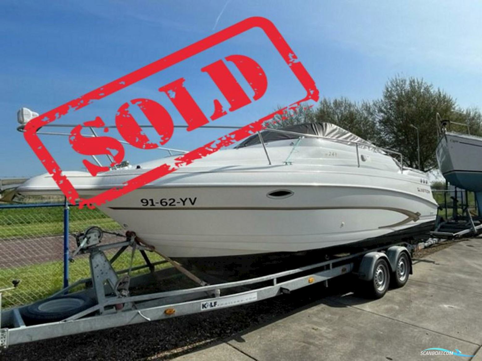 Glastron GS 249 Volvo D3 Diesel Motorboot 2002, mit Volvo Penta D3 diesel motor, Niederlande