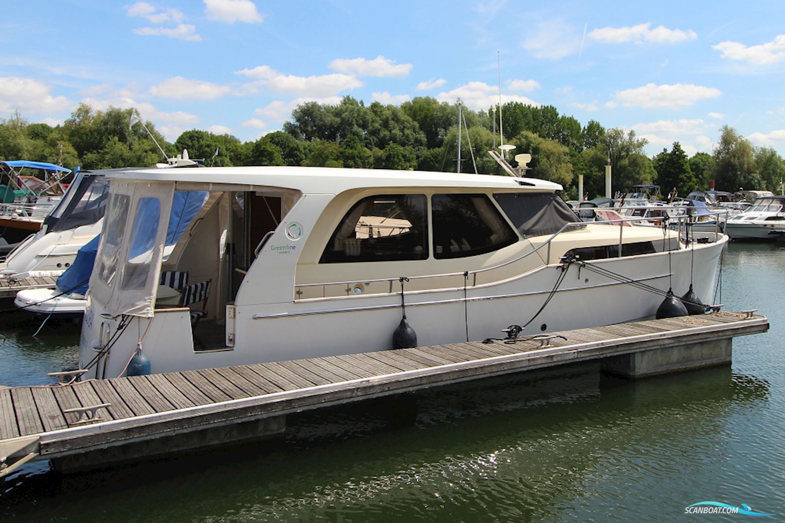 Greenline 33 Motorboot 2010, mit Volkswagen Marine motor, Niederlande