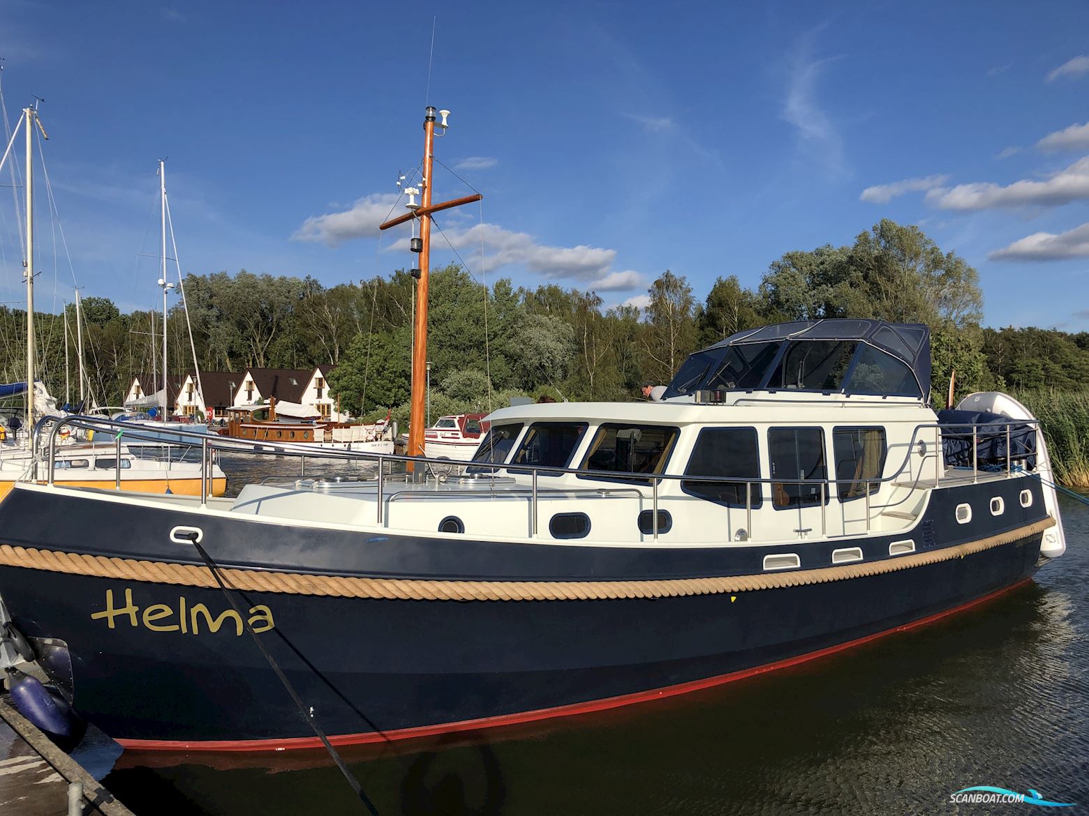 Gruno 38 Motorboot 2002, mit Vetus Deutz Dta43A motor, Deutschland