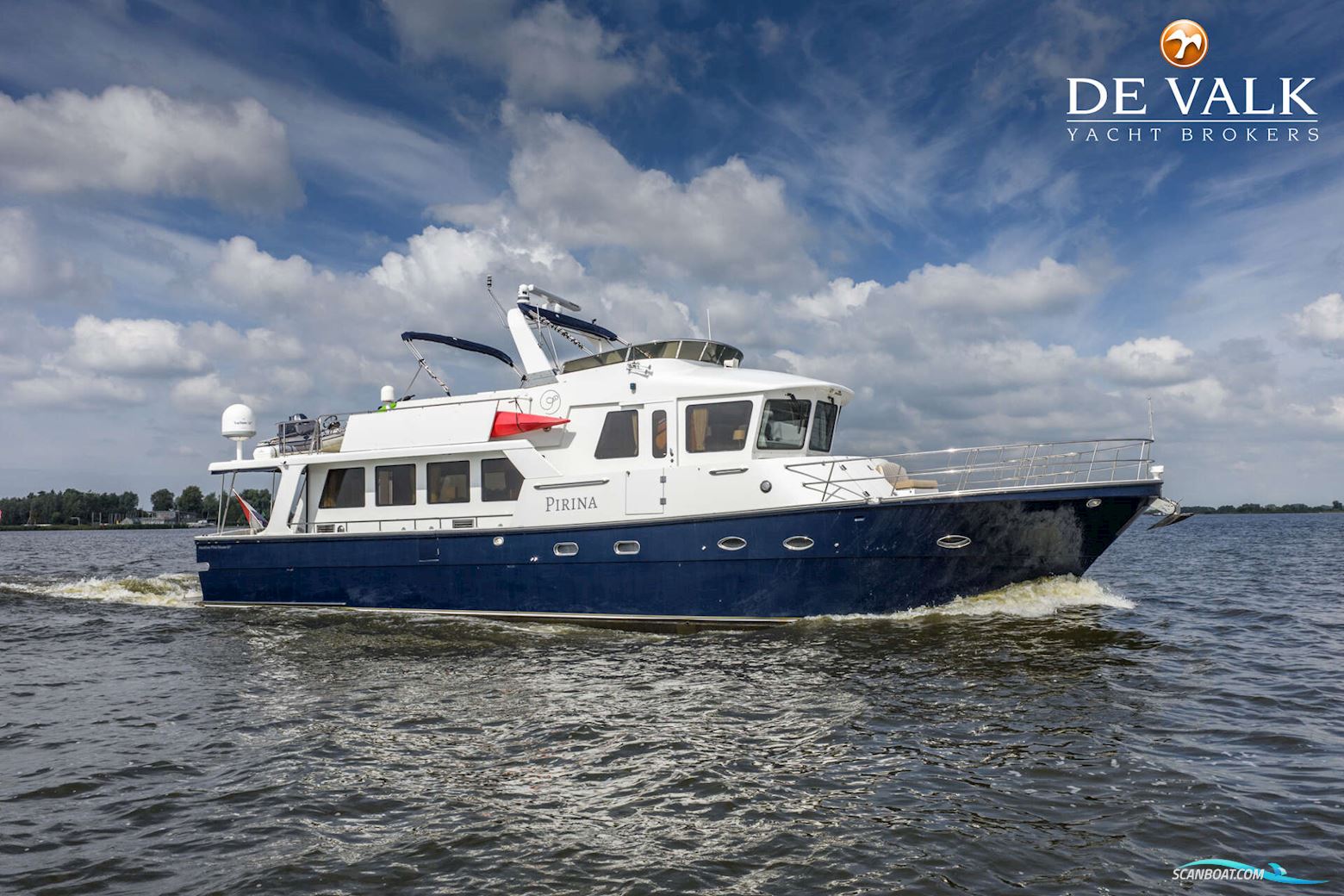 Hershine 61 Pilothouse Motorboot 2006, mit Volvo Penta motor, Niederlande