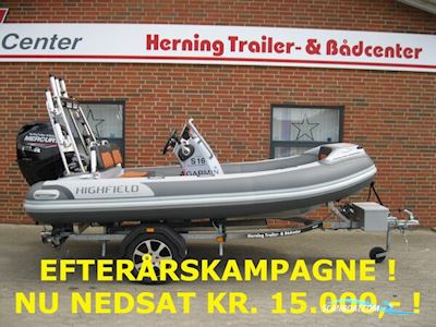 Highfield CL380DL m/Mercury F60 hk EFI 4-takt og Brenderup trailer - NU NEDSAT KR. 15.000,- ! Motorboot 2025, mit Mercury motor, Dänemark