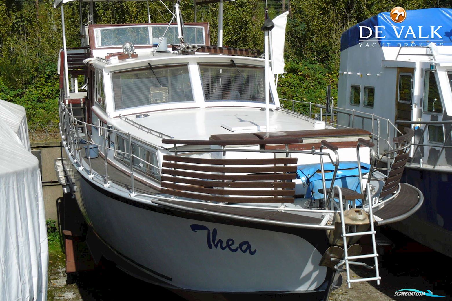 Hollandkreuzer Gebr. Visch Holland Motorboot 1972, mit Cummins motor, Deutschland