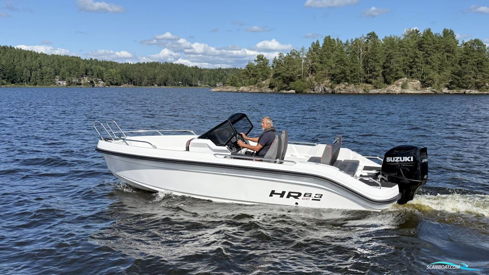 HR 6.3 CC med 115 hk Yamaha NYHED Motorboot 2026, mit Yamaha motor, Dänemark