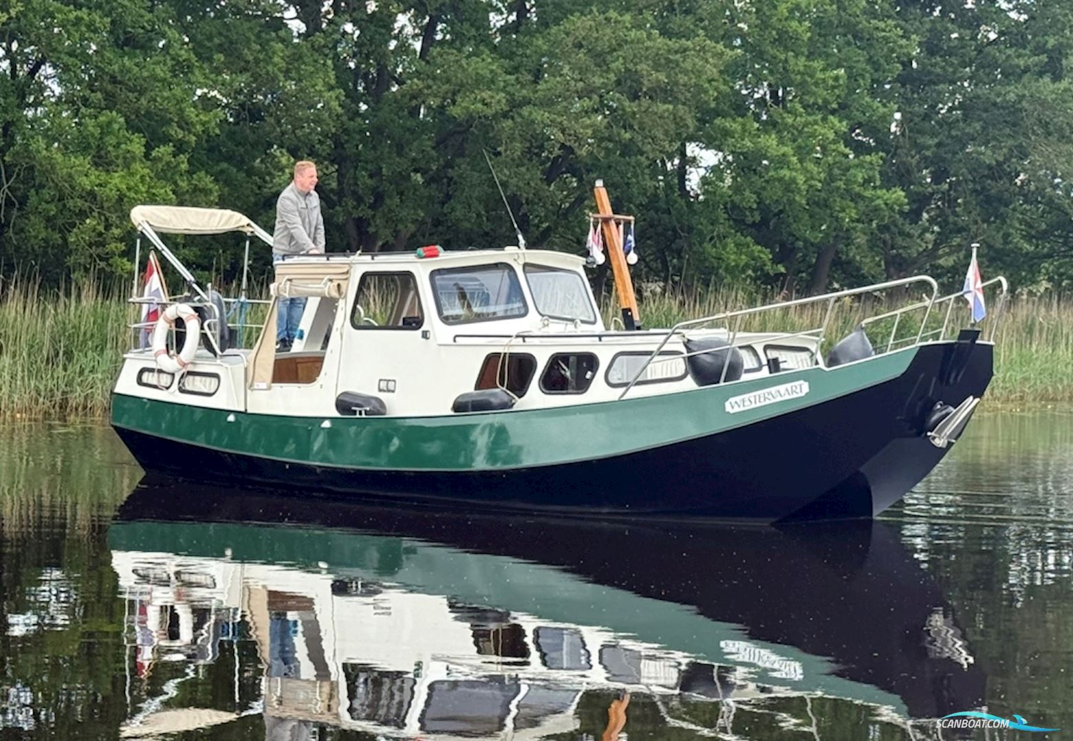Huitema Motorschouw Okak Motorboot 1977, mit Beta Marine motor, Niederlande