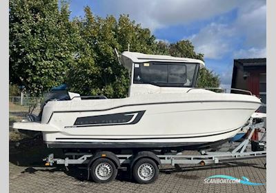 Jeanneau 605 Merry Fisher Marlin Nordic Line Med 100 hk Yamaha-Efi 4 Takt og 2000 kg Brenderup Asr Trailer Med el-Spil Motorboot 2019, mit Yamaha motor, Dänemark