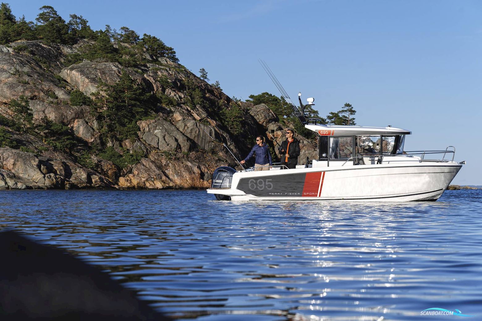 Jeanneau 695 Merry Fisher Sport Motorboot 2024, mit Yamaha F150Lcb motor, Dänemark