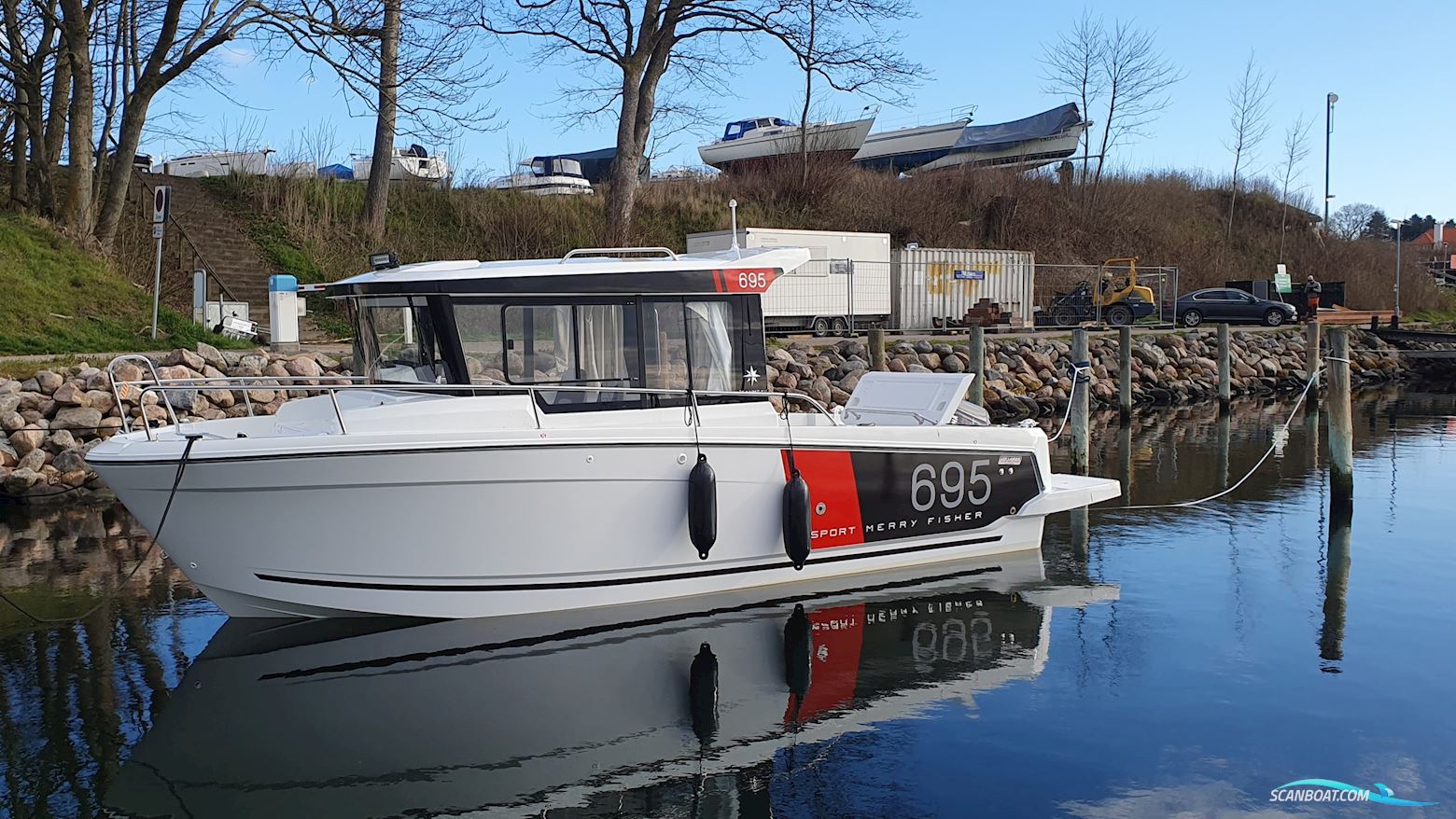 Jeanneau 695 Merry Fisher Sport Motorboot 2023, mit Yamaha VF150LA Vmax Sho motor, Dänemark