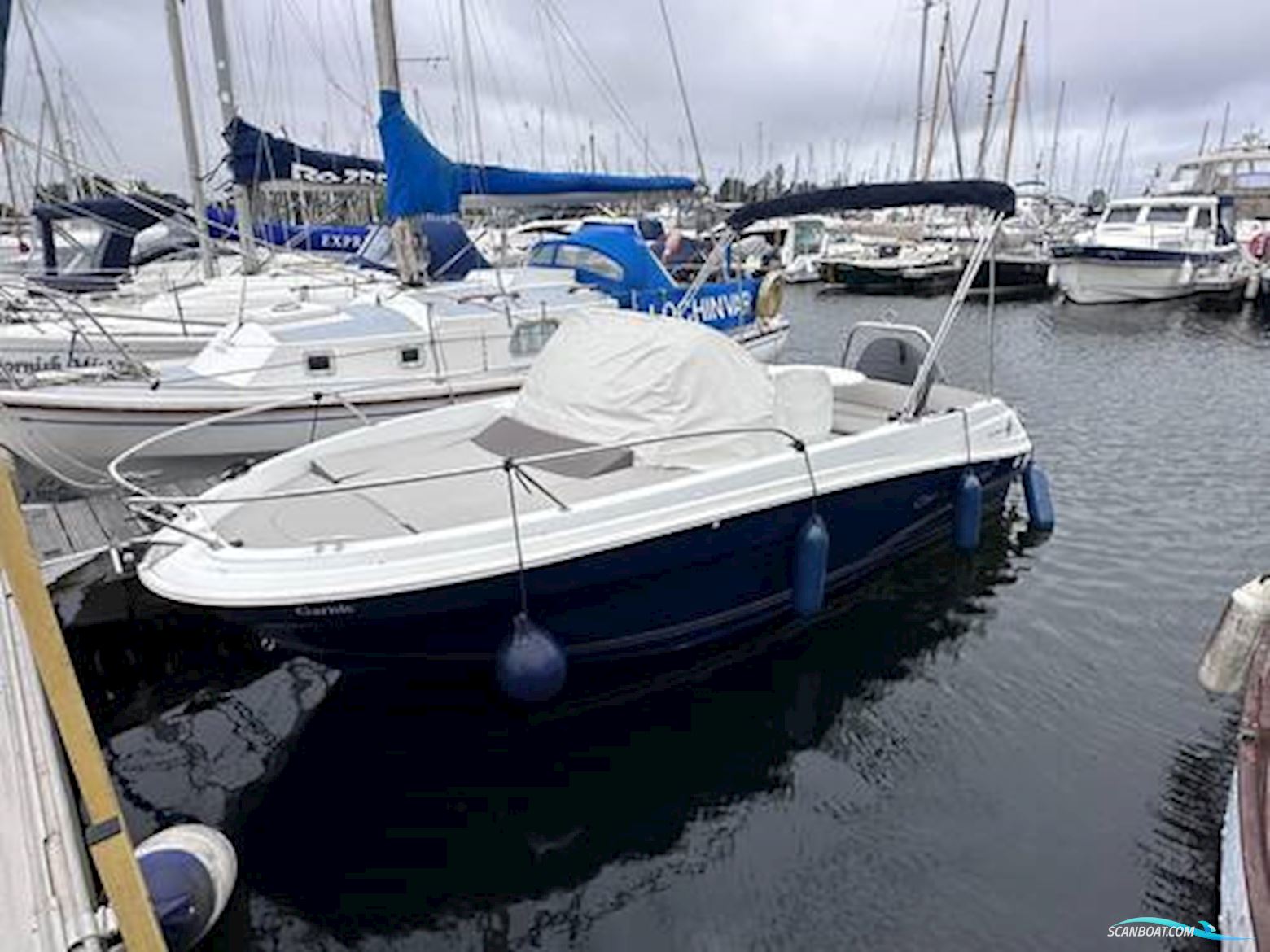 Jeanneau Cap Camarat 5.5 WA Motorboot 2016, mit Yamaha F80BELT motor, England