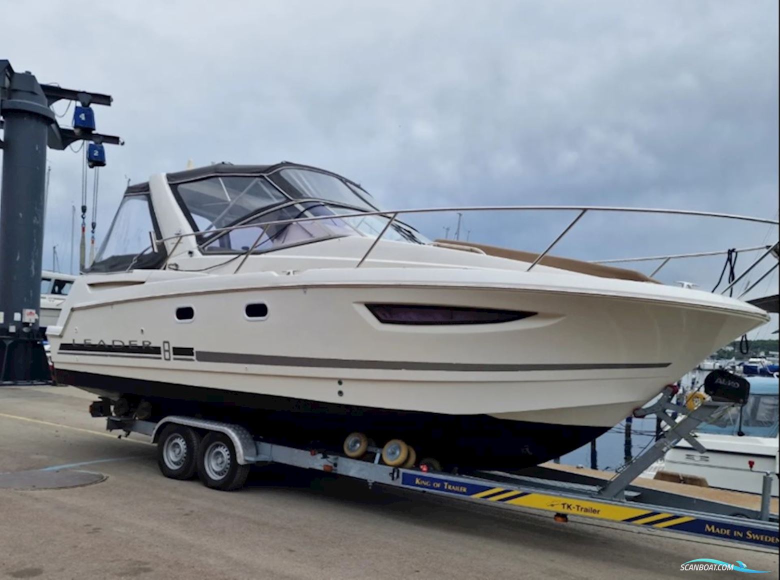 Jeanneau Leader 8 Motorboot 2011, mit Volvo Penta  D4-260A-E motor, Sweden