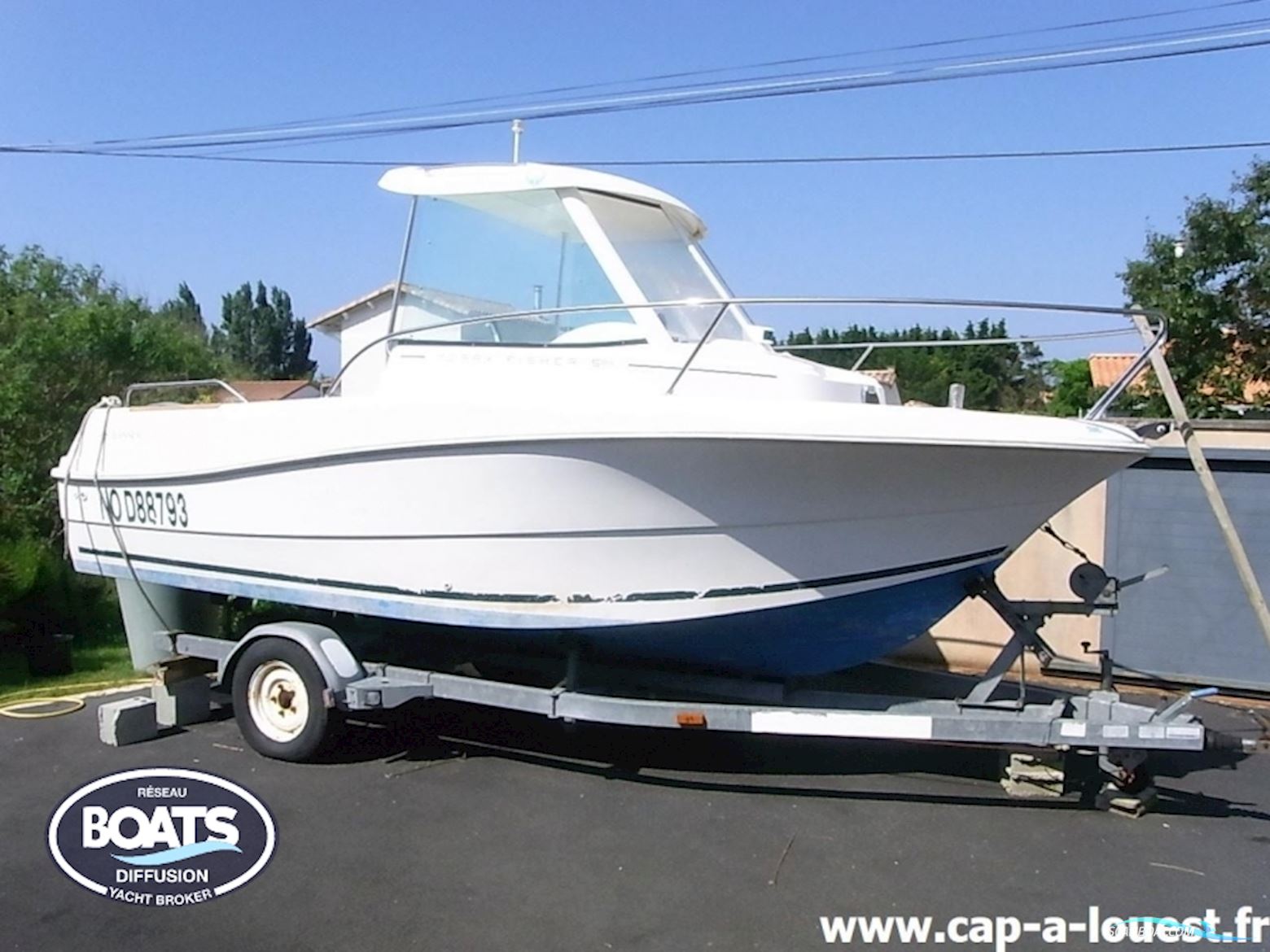 Jeanneau Merry Fisher 585 Motorboot 2008, mit Honda motor, Frankreich
