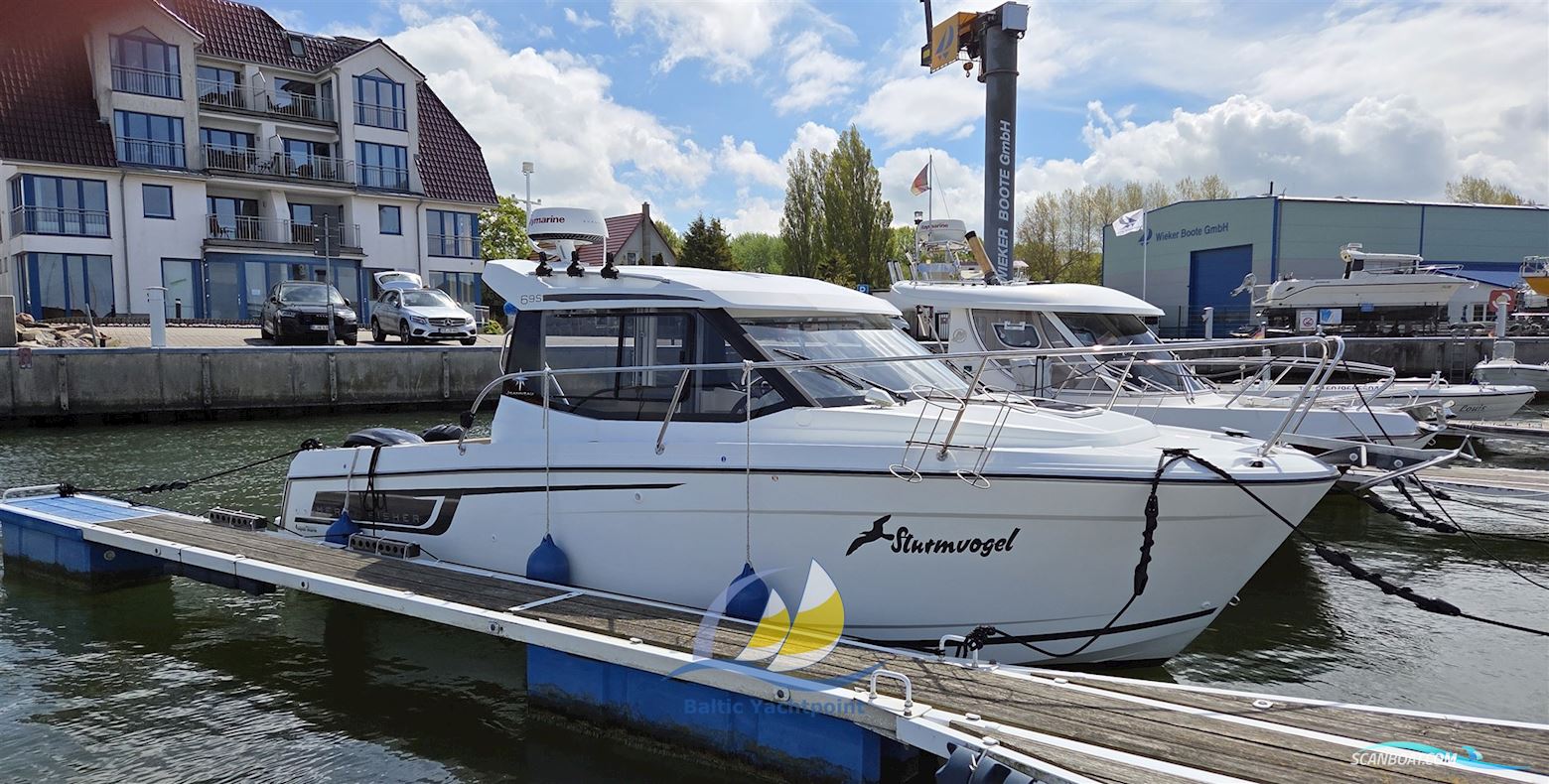Jeanneau Merry Fisher 695- 175PS- 115h Motorboot 2017, mit Mercury F175 motor, Deutschland