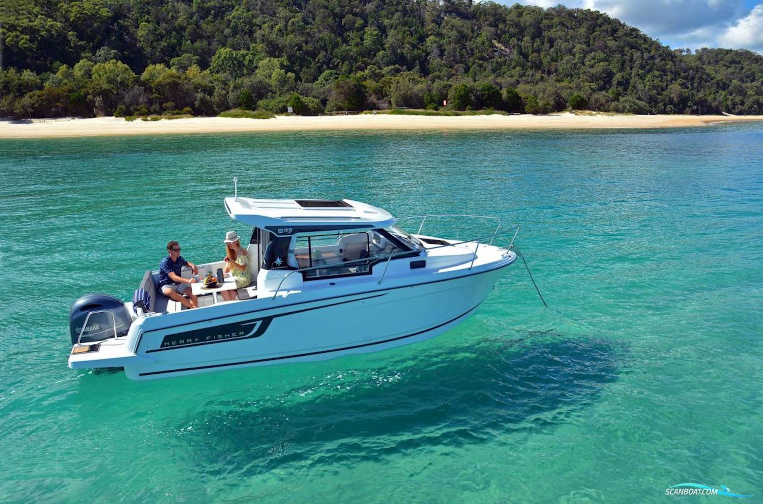 Jeanneau Merry Fisher 695 Serie 2 - 150 HK Yamaha/Udstyr