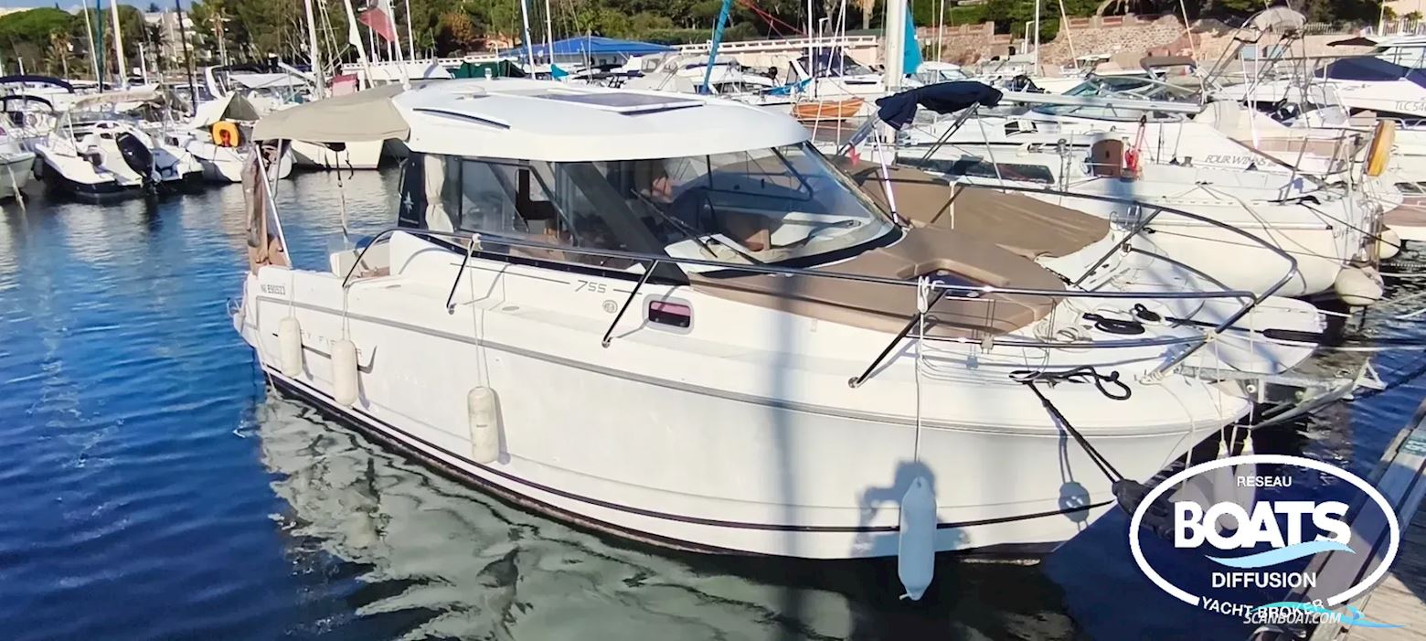 Jeanneau MERRY FISHER 755 Motorboot 2012, mit Honda motor, Frankreich