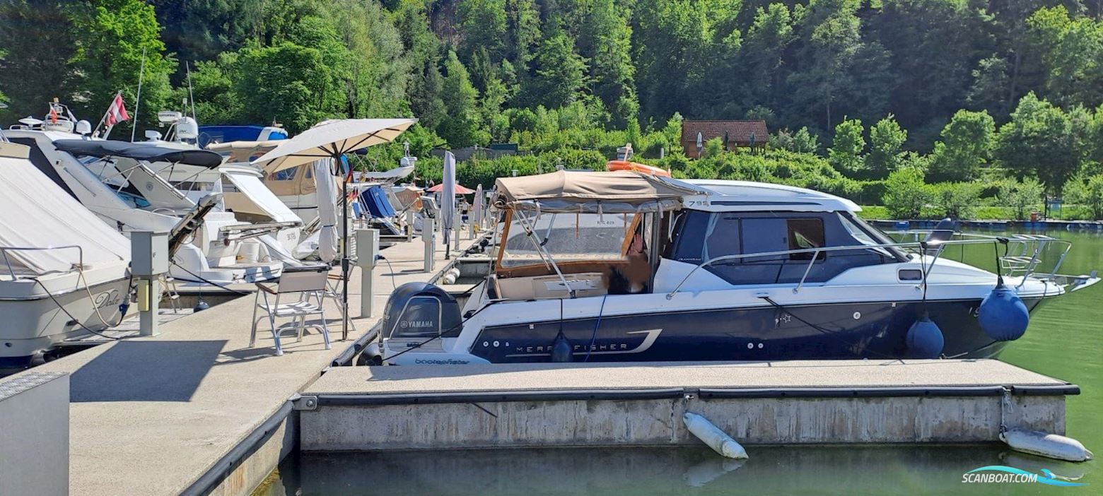 Jeanneau Merry Fisher 795 Motorboot 2018, mit Yamaha 200 Fetx motor, Österreich