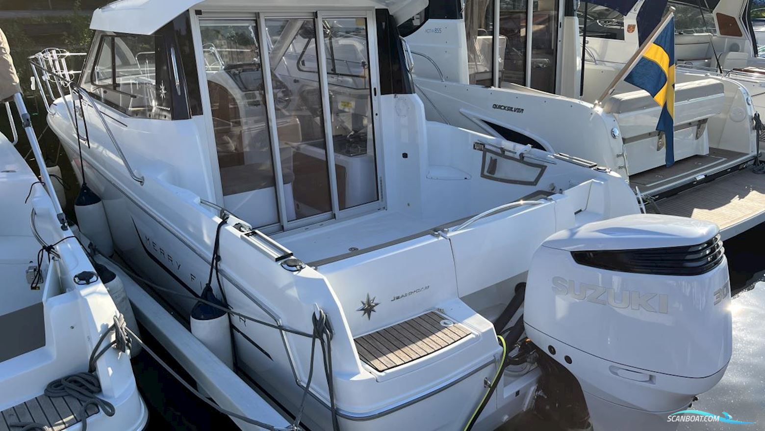 JEANNEAU MOTORBÅT 755 MERRY FISHER Motorboot 2014, mit Suzuki motor, Sweden