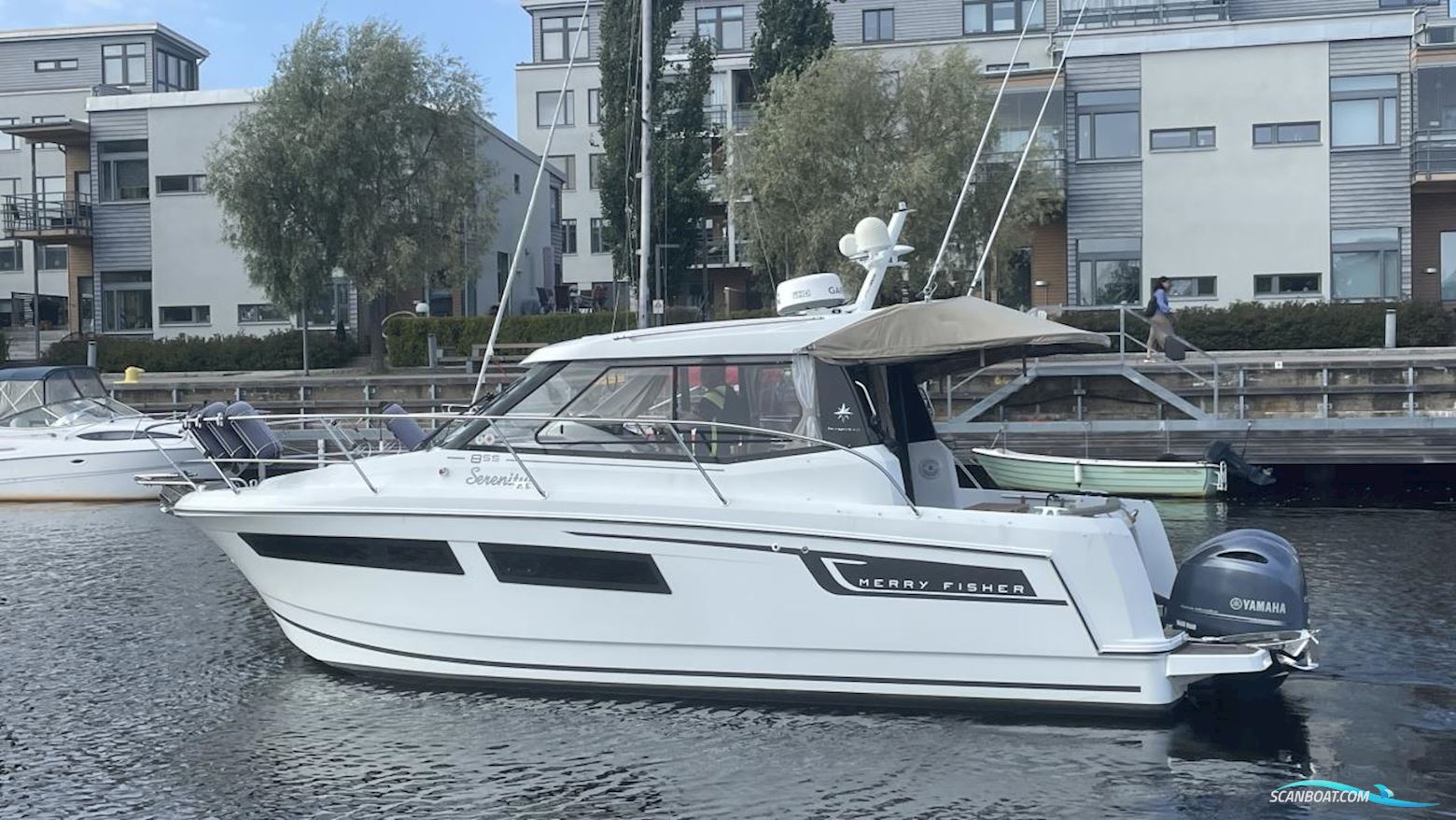 Jeanneau Motorbåt 855 Merry Fisher Motorboot 2016, mit Yamaha motor, Sweden