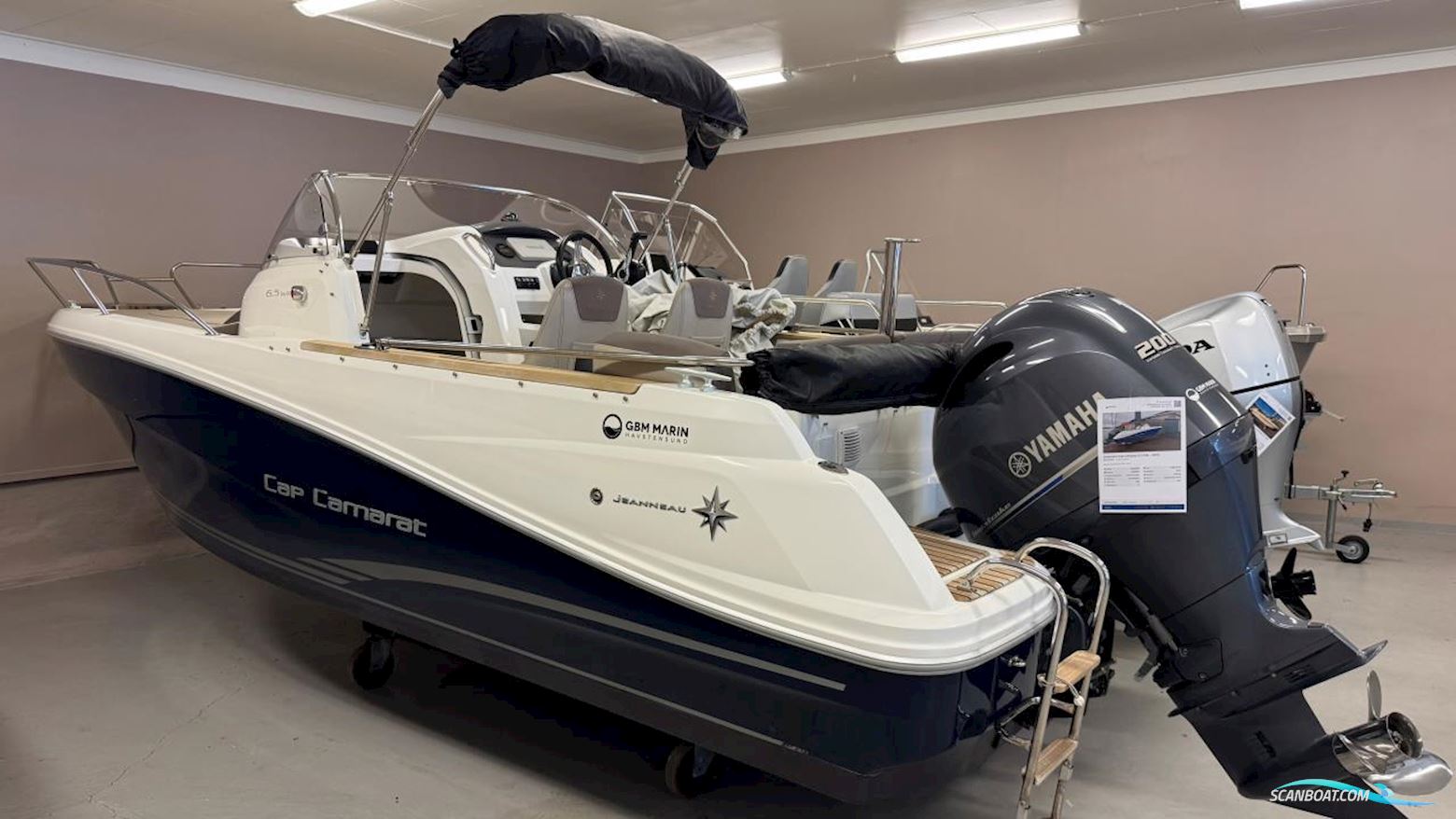 Jeanneau Motorbåt Cap Camarat 6.5 WA Motorboot 2015, mit Yamaha motor, Sweden