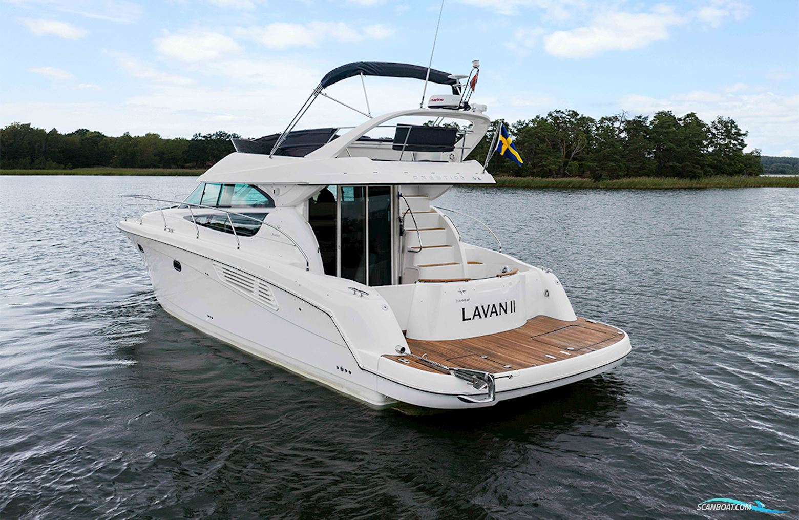 Jeanneau Prestige 42 Fly Motorboot 2008, mit Cummins motor, Sweden