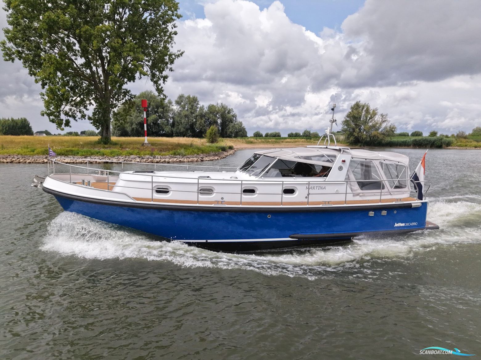 Jetten 38 Cabrio Motorboot 2013, mit Vetus Deutz motor, Niederlande