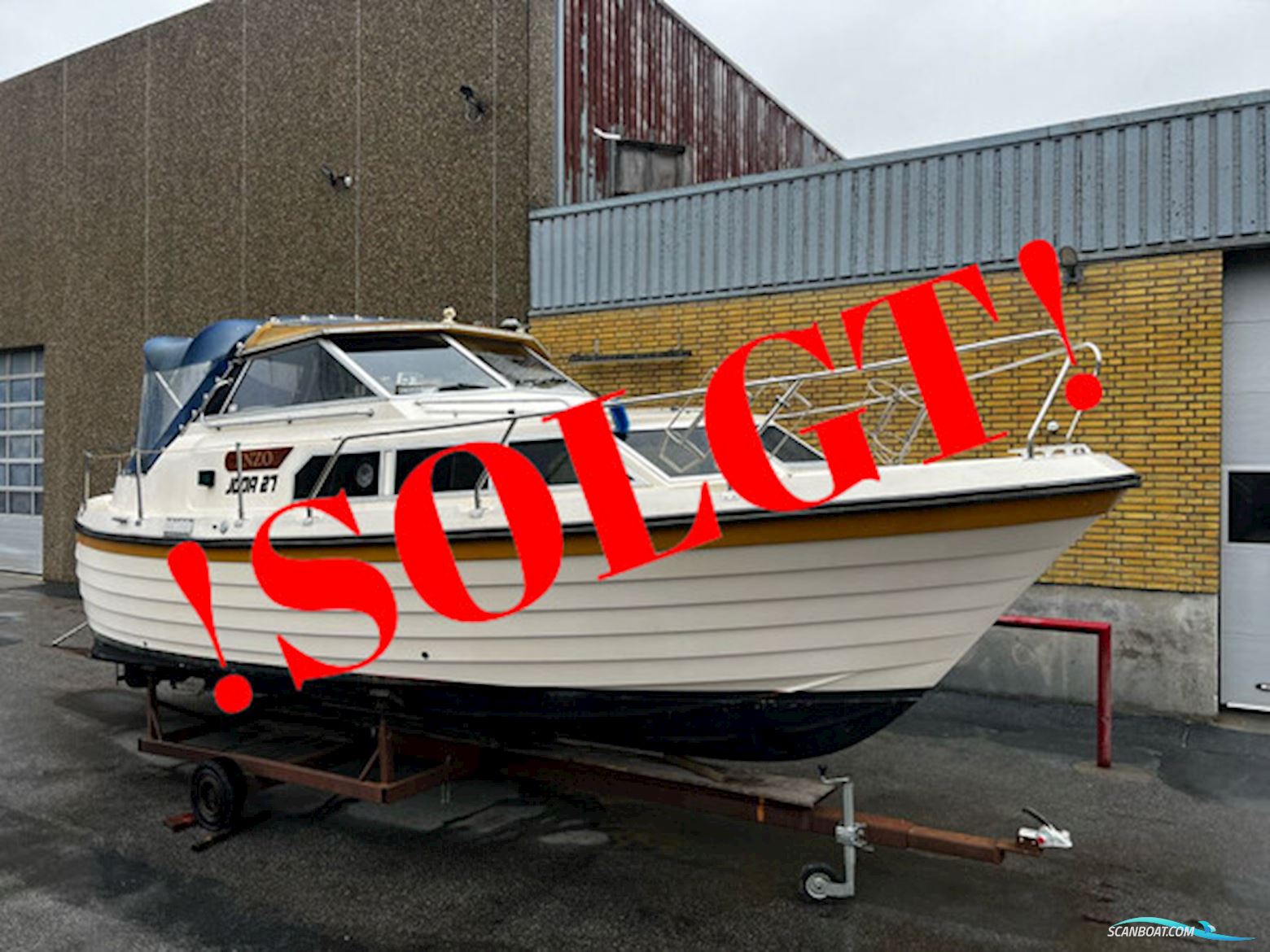 Joda 27, Perkins Diesel 80 hk Ferskvandskølet...Solgt Motorboot 1980, mit Andet motor, Dänemark