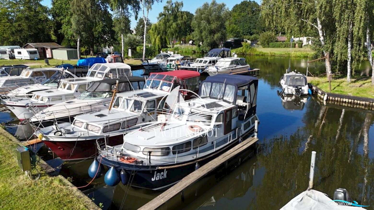 Jonker Paans Amuletvlet 975 Motorboot 1970, mit BMC motor, Deutschland