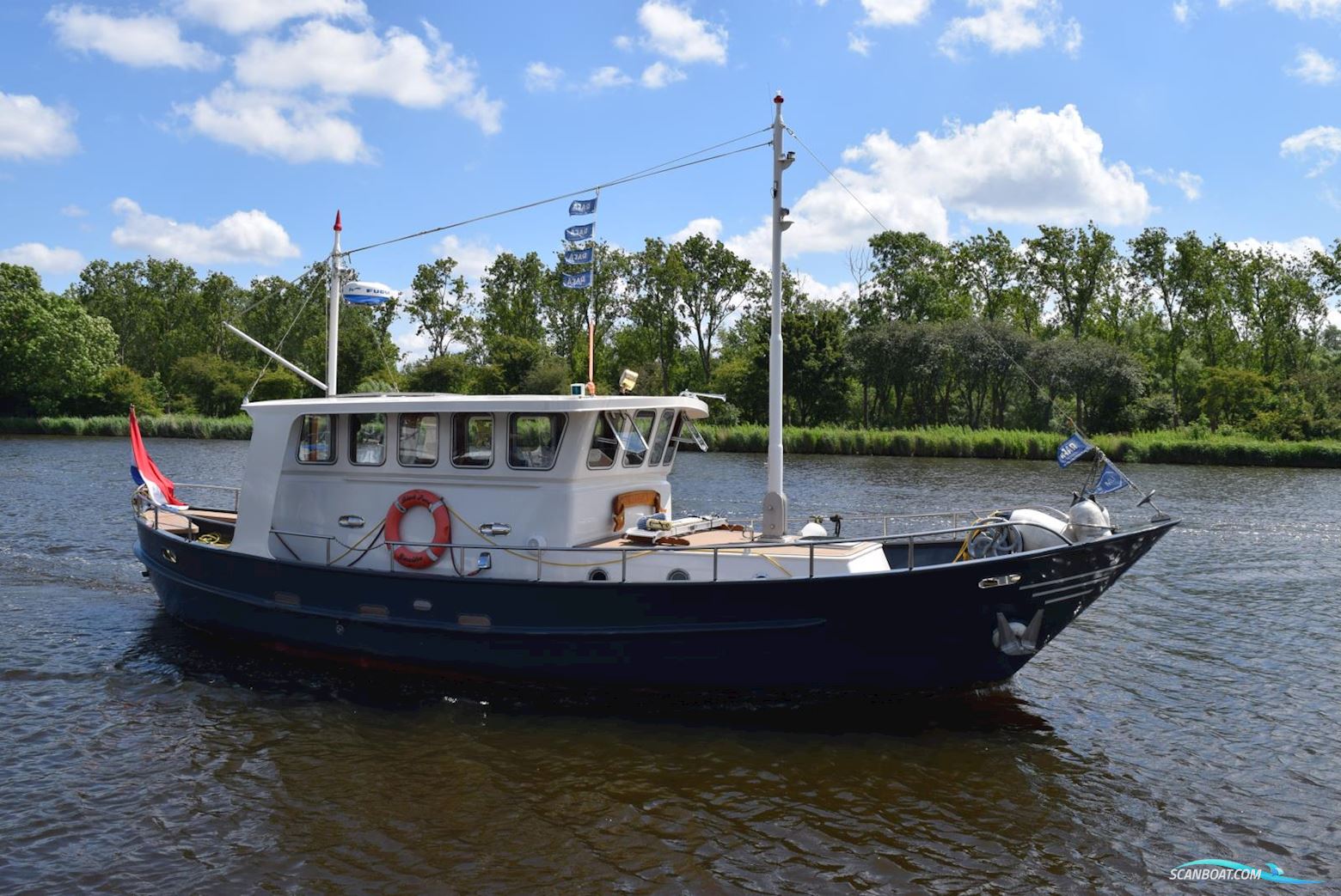 Kielstra Kotter Motorboot 1983, mit Perkins motor, Niederlande