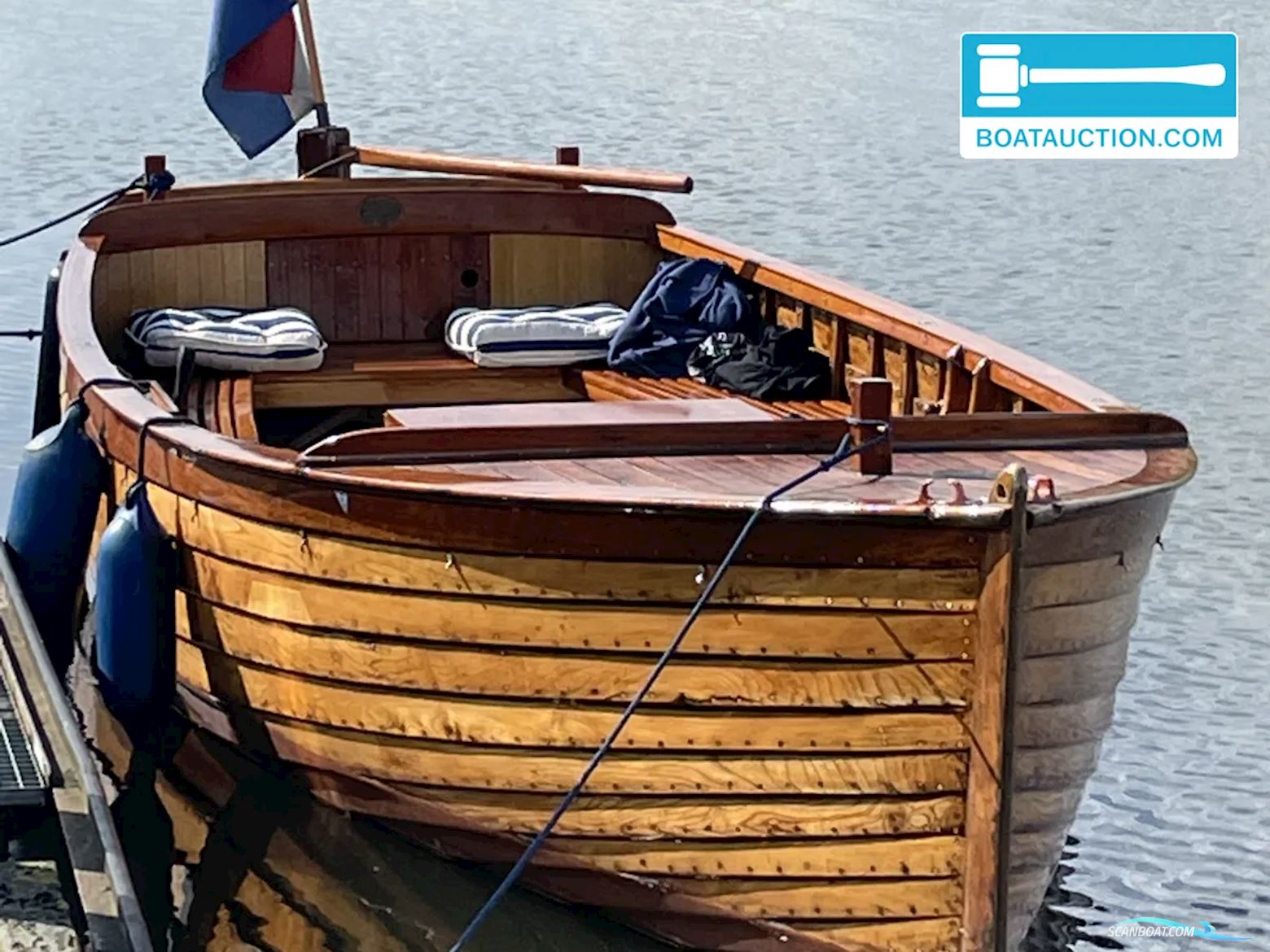 Kipper Spiegelsloep Motorboot 1945, mit Vetus motor, Niederlande