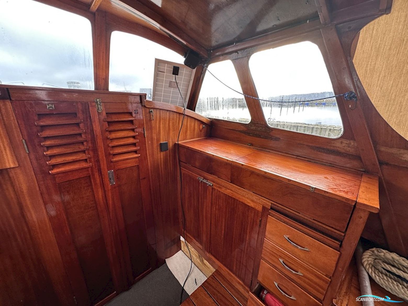 Klassisk Mahogni motorbåd/sejler