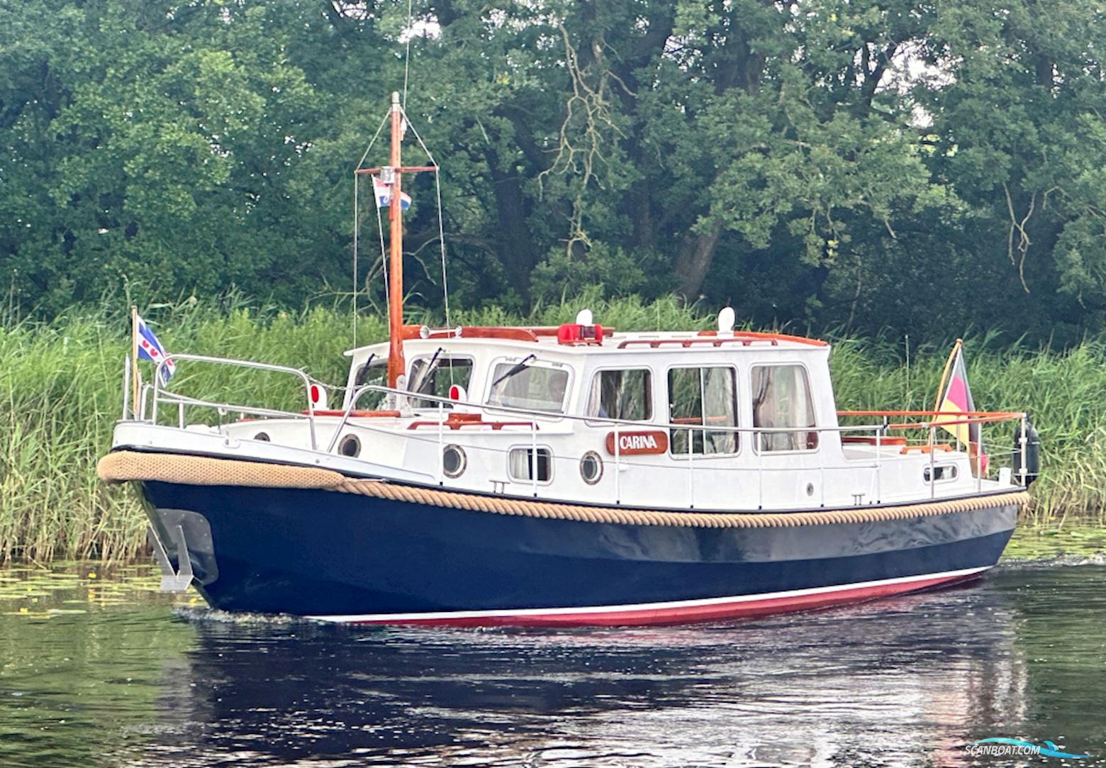 Klaverviervlet 950 OKAK Motorboot 1975, mit Samofa motor, Niederlande