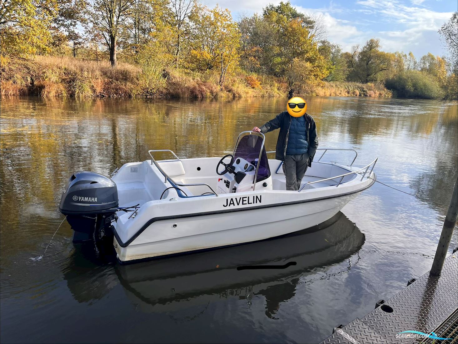 Konsolenboot Motorboot 2015, mit Yamaha F60Fet motor, Deutschland