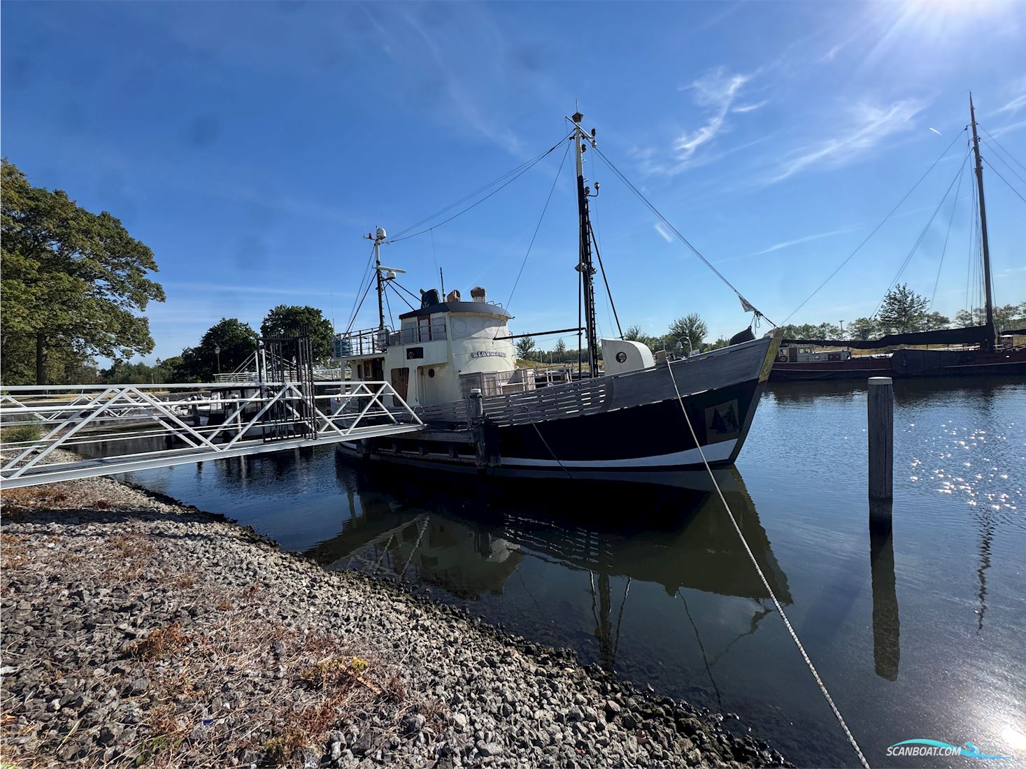 Kotter Motorboot 1974, mit Caterpillar motor, Niederlande