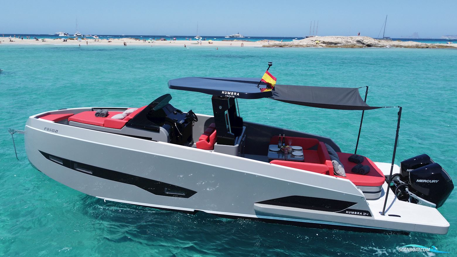 Kumbra 34 Motorboot 2025, mit Mercury motor, Spanien