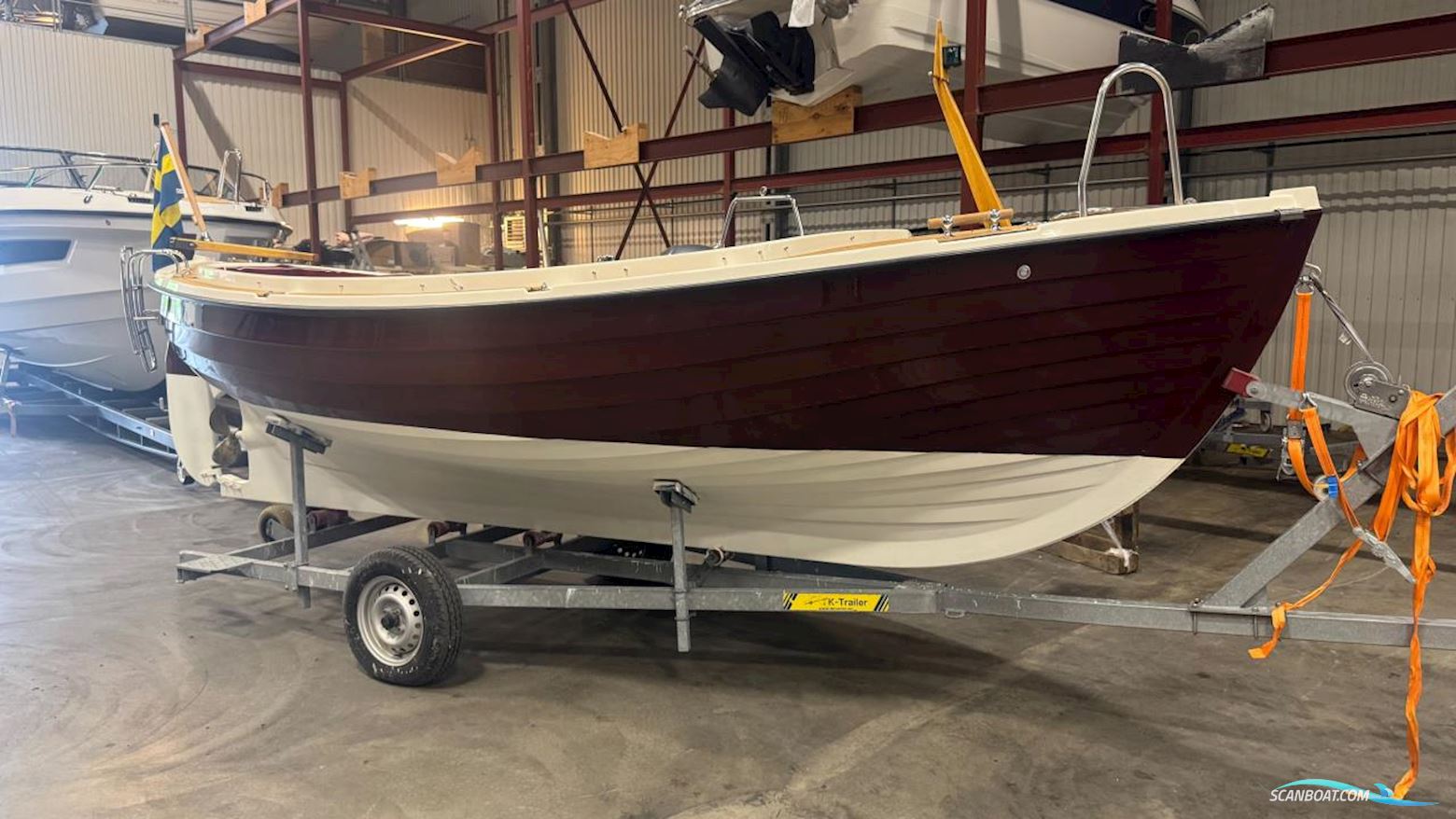 Långsjösnipan  Motorboot 2020, mit Lombardini motor, Sweden
