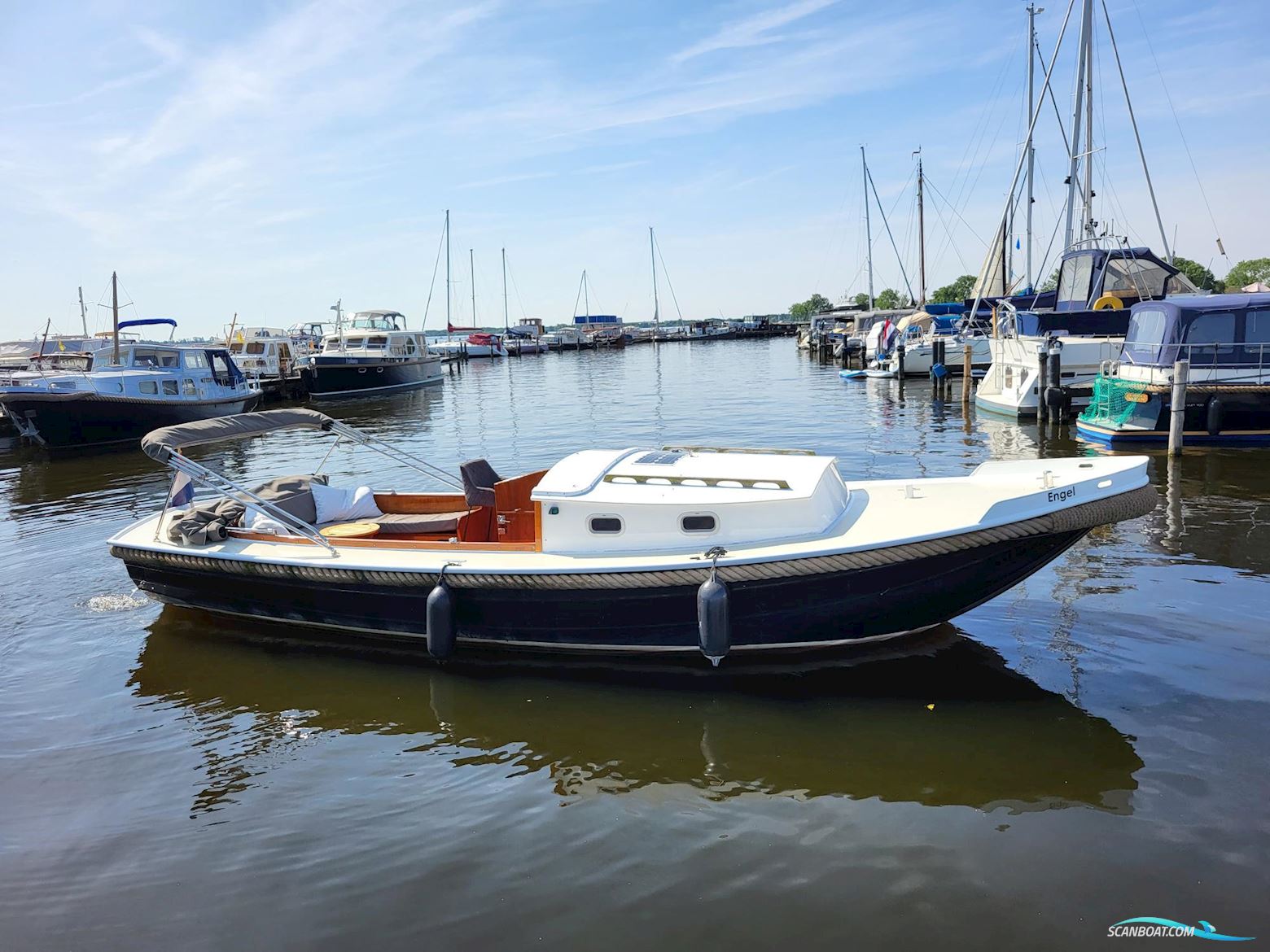 Langenberg Sloep Borndiep Vlet 800 Motorboot 2000, mit Sole motor, Niederlande