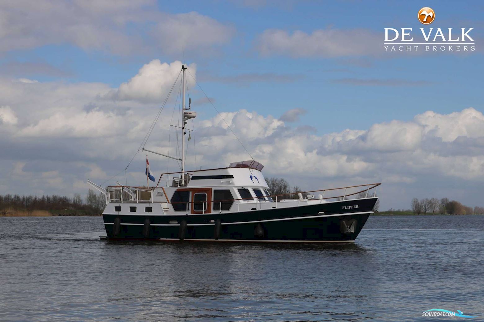 Lemsterland Kotter 1300 Motorboot 1979, mit Mercedes-Benz motor, Niederlande
